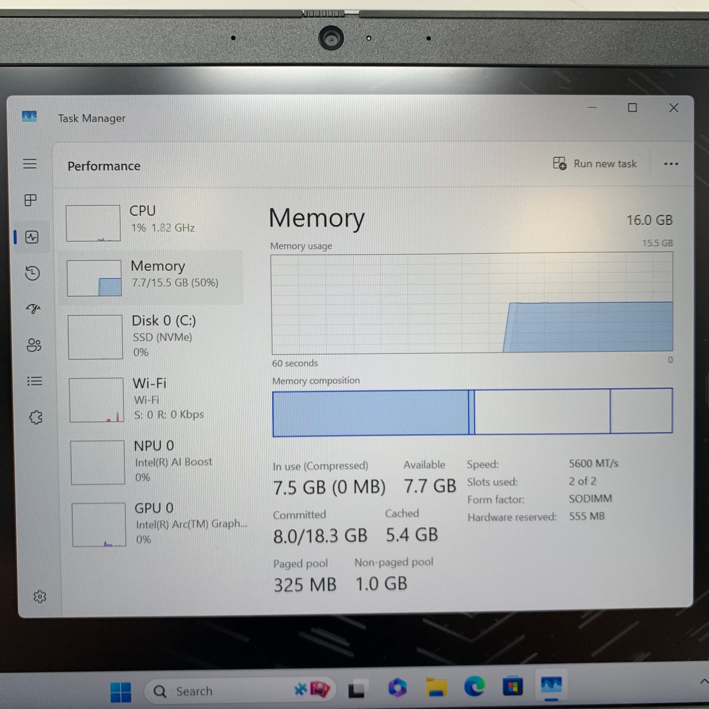 Dell Precision 3490 14" Core Ultra 7 155H 1.4GHz 16GB RAM 256GB SSD