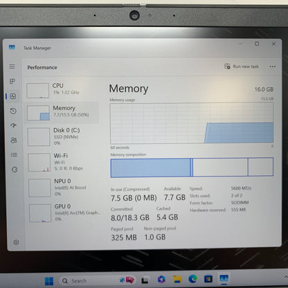 Dell Precision 3490 14" Core Ultra 7 155H 1.4GHz 16GB RAM 256GB SSD
