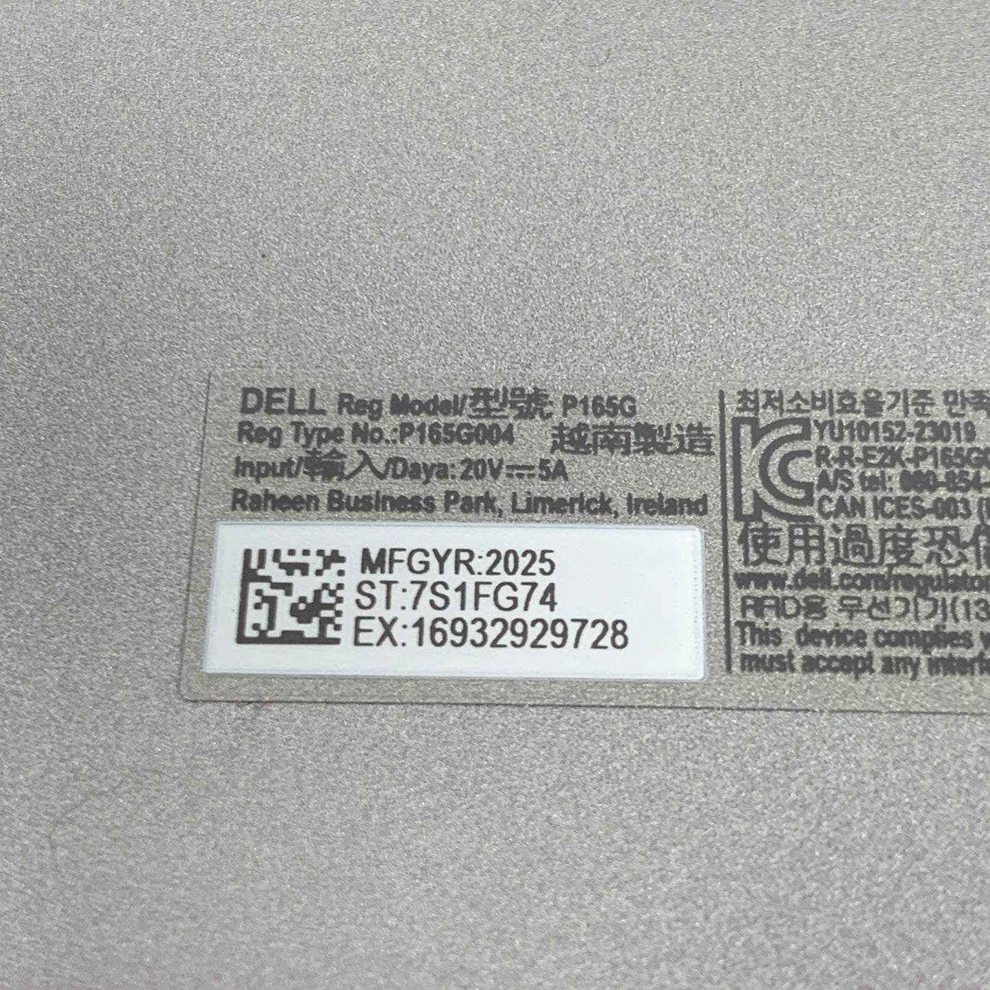 Dell Precision 3490 14" Core Ultra 7 155H 1.4GHz 16GB RAM 256GB SSD