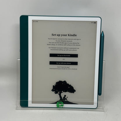 WiFi Only Amazon Kindle Scribe 1st Gen 64GB Digital Notebook Green C4A6T4 w/ Pen