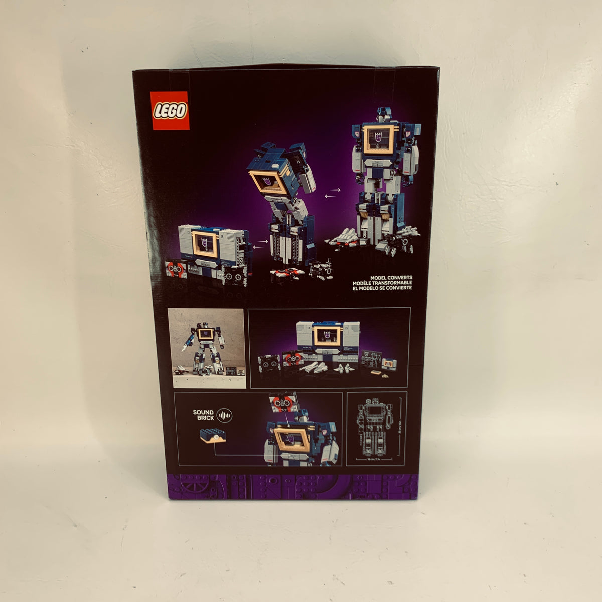 LEGO Icons Transformers Soundwave 10358 18+ Complete Set 1505 pcs