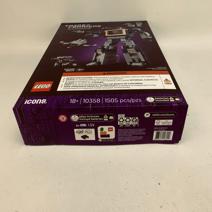 LEGO Icons Transformers Soundwave 10358 18+ Complete Set 1505 pcs
