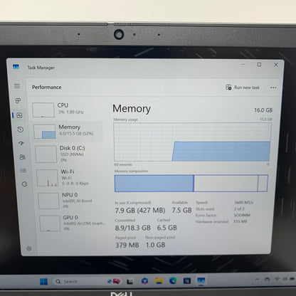 Dell Precision 3490 14" Core Ultra 7 155H 1.4GHz 16GB RAM 256GB SSD