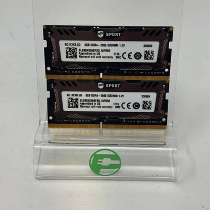 Micron Ballistix 8GB (1x8GB) RAM DDR4 2666MHz BLS8G4S26BFSD