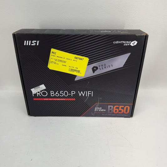MSi Pro B650-P WIFI AM5 ATX AMD DDR5 Motherboard