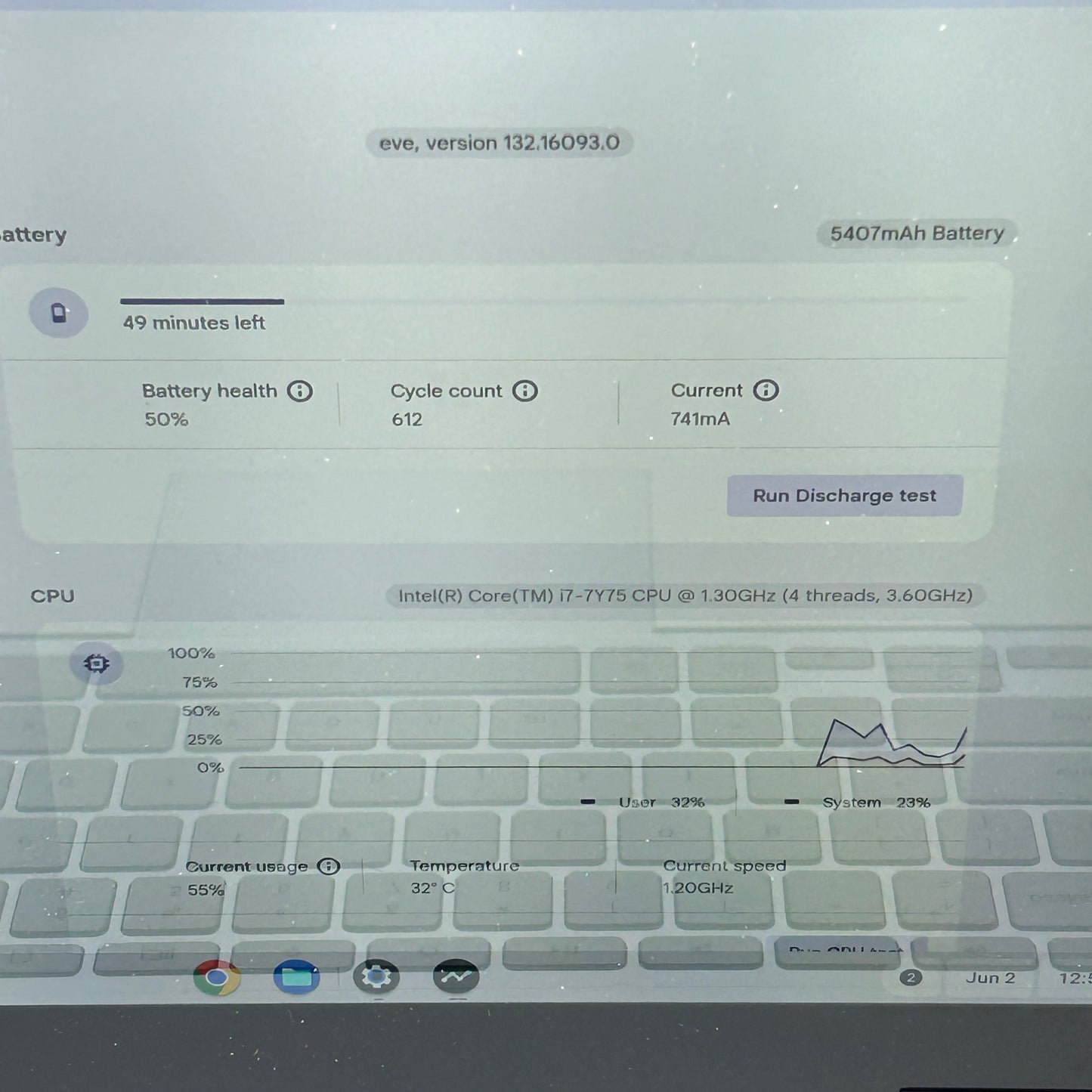 Google Pixelbook C0A 12.3" i5-7Y57 1.3GHz 16GB RAM 8GB SSD