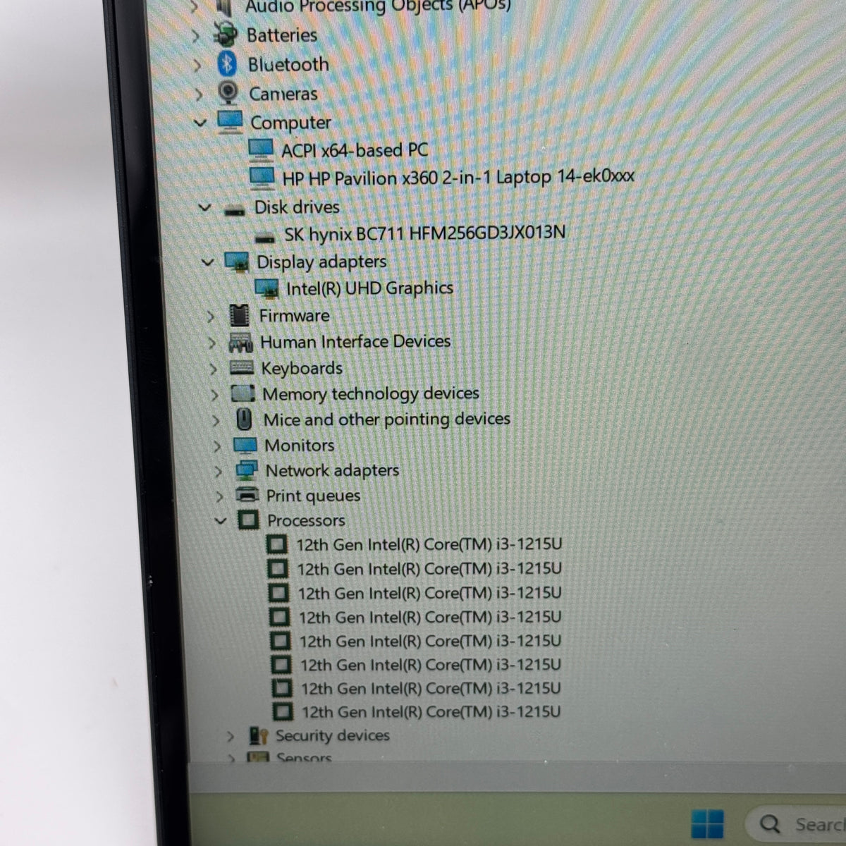 HP Pavilion x360 14-ek0013dx 14" i3-1215U 1.2GHz 8GB RAM 256GB SSD