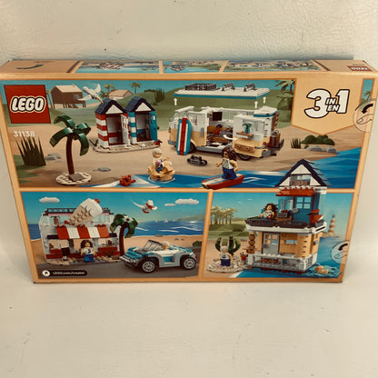 New LEGO Creator 3 in 1 Beach Camper Van 31138 Building Toy Set 556 Pcs