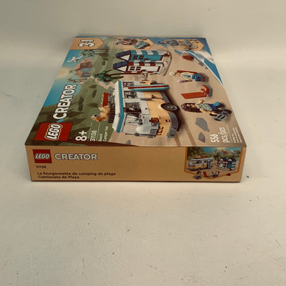 New LEGO Creator 3 in 1 Beach Camper Van 31138 Building Toy Set 556 Pcs