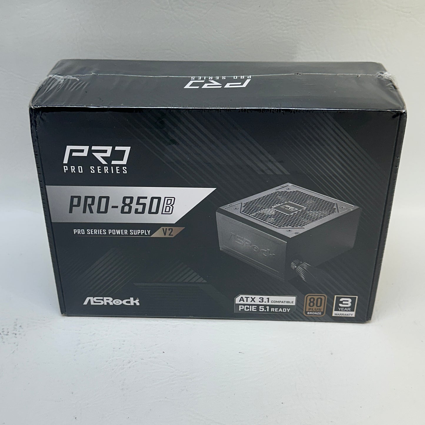 New ASRock Series PRO-850B 80 Plus Bronze 850W Non Modular Switching Power Supply