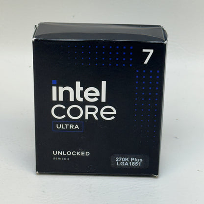 New Intel Core Ultra 7 270K Plus 24-Core 3.7GHz LGA1851 Desktop CPU BX80768270K