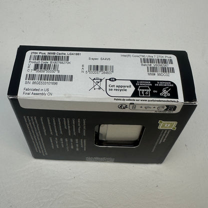 New Intel Core Ultra 7 270K Plus 24-Core 3.7GHz LGA1851 Desktop CPU BX80768270K
