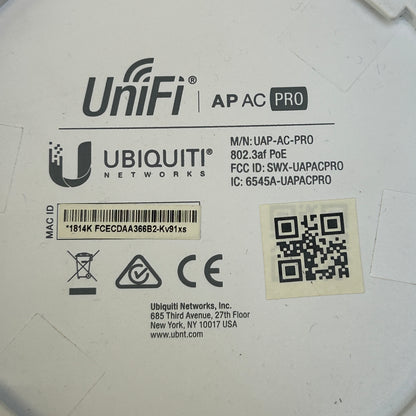 Ubiquiti UniFi AP AC PRO UAP-AC-PRO Dual-Band Access Point 450Mbps White