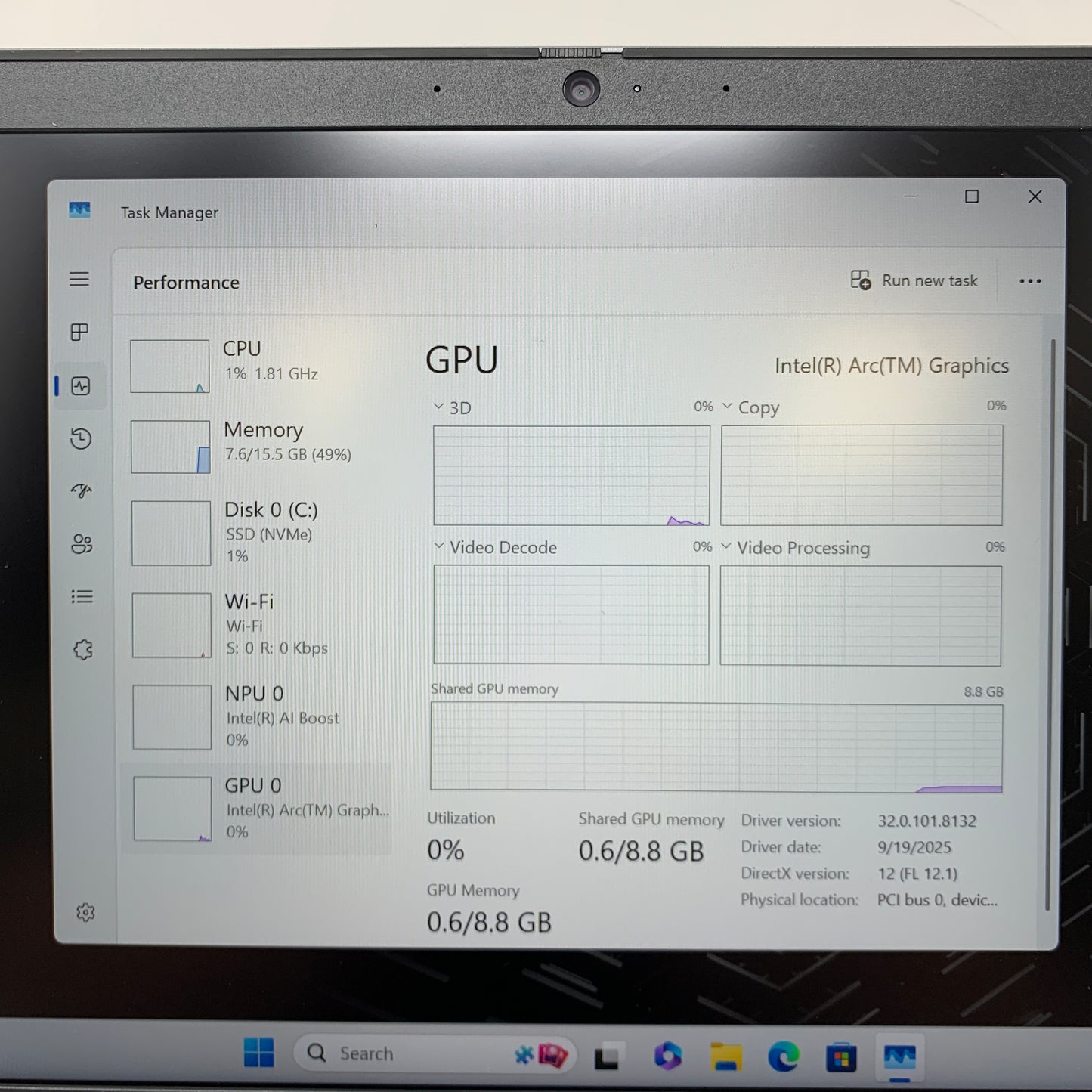 Dell Precision 3490 14" Core Ultra 7 155H 1.4GHz 16GB RAM 256GB SSD