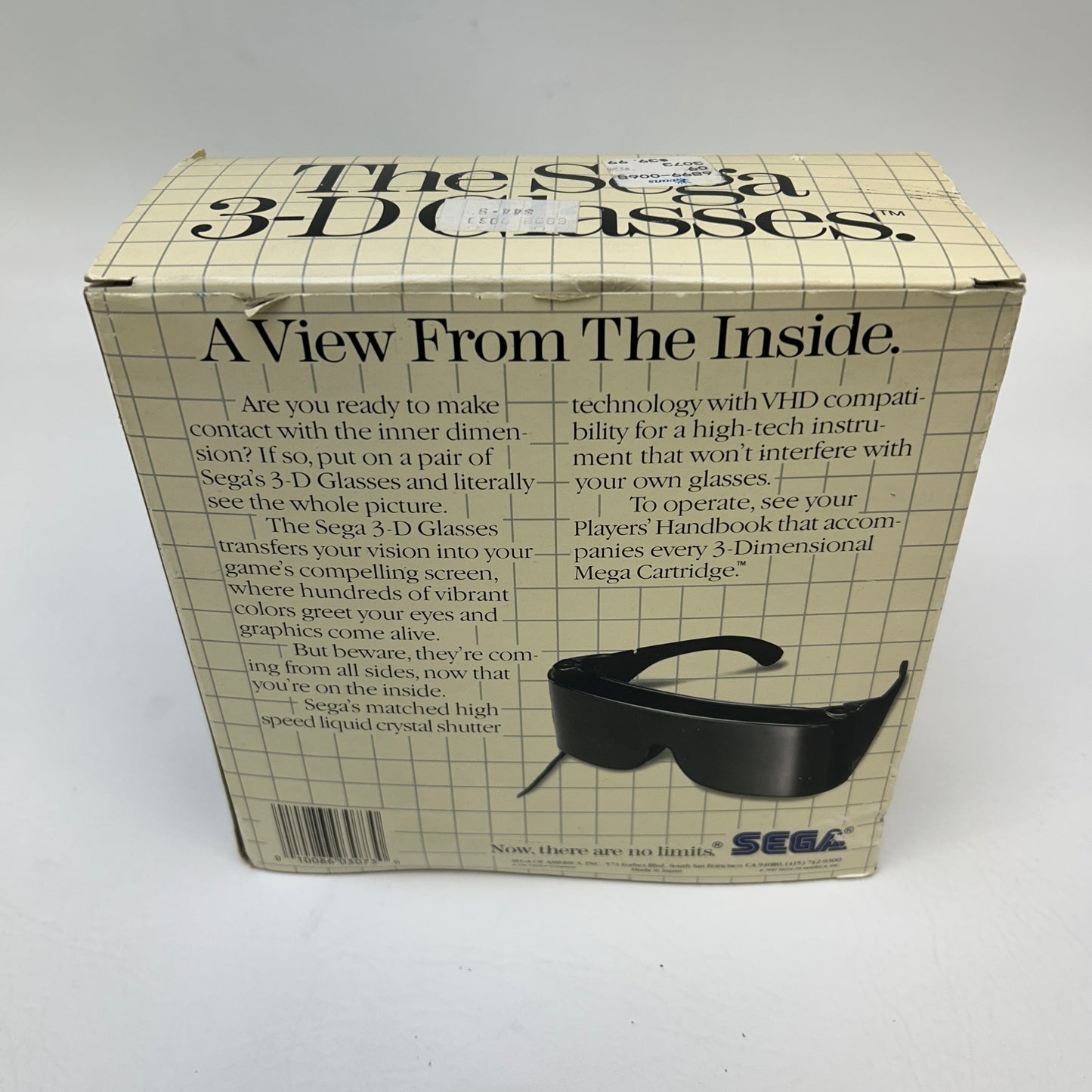 Sega 3-D Glasses for Sega Master System
