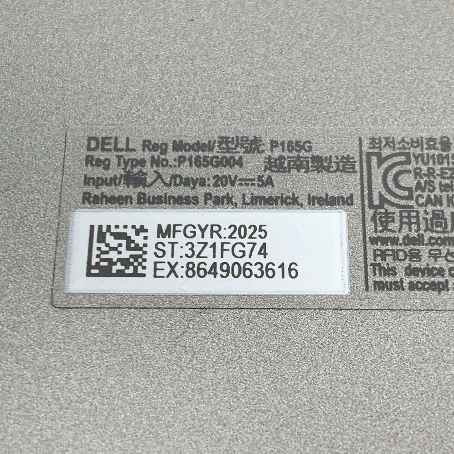 Dell Precision 3490 14" Core Ultra 7 155H 1.4GHz 16GB RAM 256GB SSD