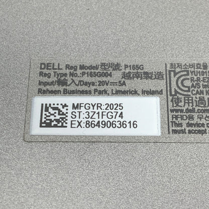 Dell Precision 3490 14" Core Ultra 7 155H 1.4GHz 16GB RAM 256GB SSD