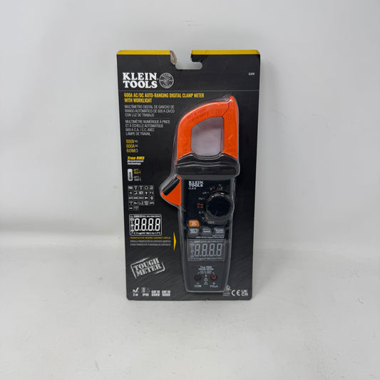 New Klein Tools CL810 Clamp Meter - 600A AC/DC TRMS - 1000V Industrial Grade