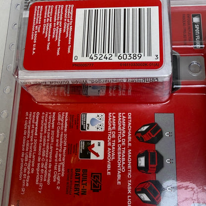 New Milwaukee 2012R Rechargeable Magnetic Headlamp & Task Light