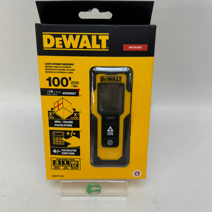 New DeWalt DWHT77100 100 ft. Laser Distance Measurer