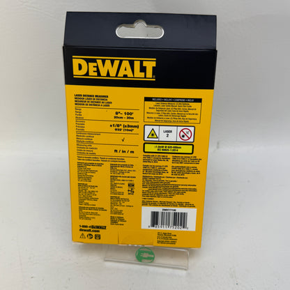 New DeWalt DWHT77100 100 ft. Laser Distance Measurer