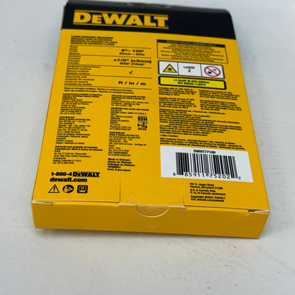New DeWalt DWHT77100 100 ft. Laser Distance Measurer