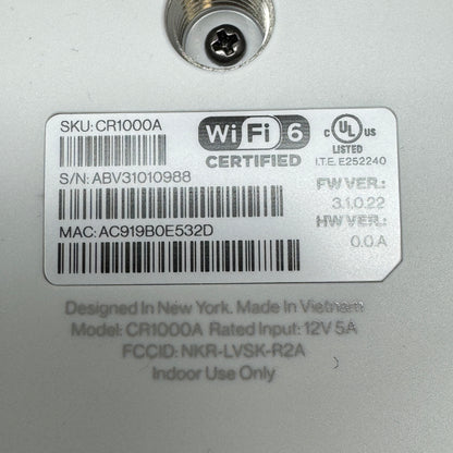 Verizon CR1000A Tri Band WiFi 6E Mesh WiFi Router