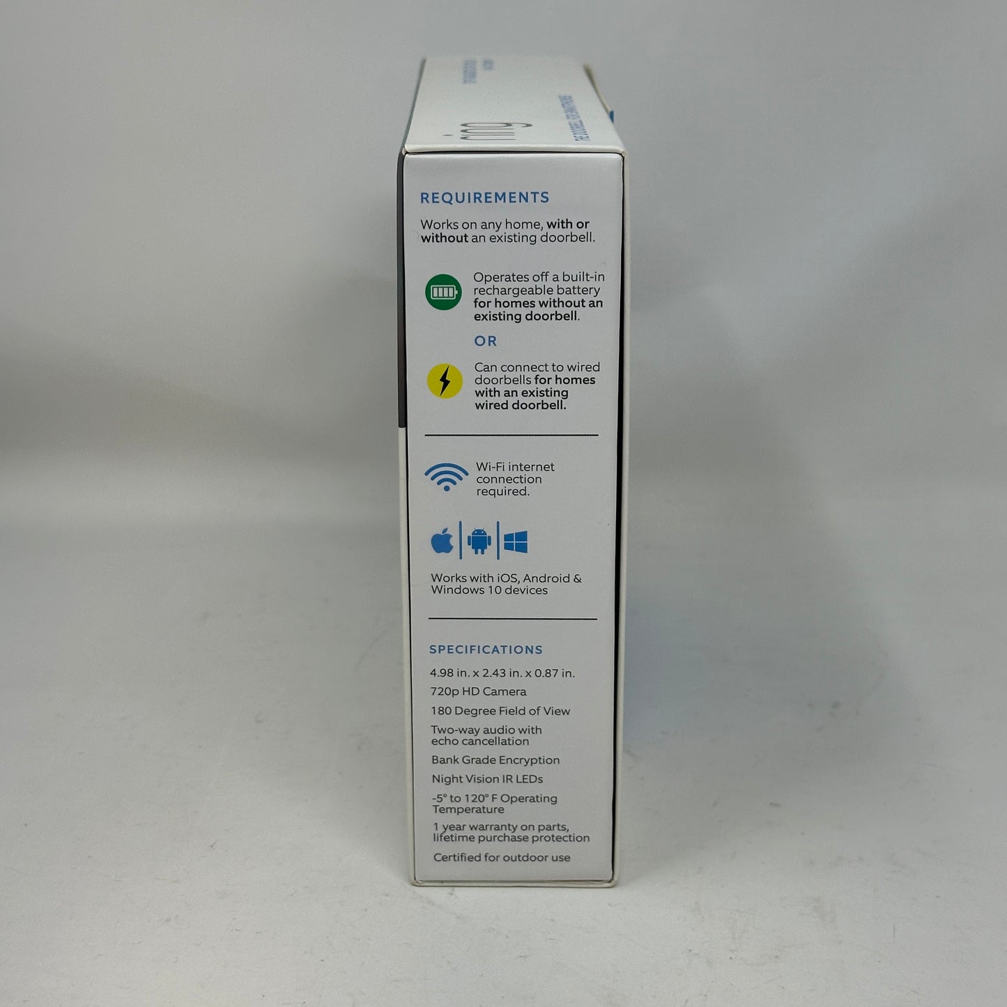 Ring 1st Gen Smart Video Doorbell 8VR1S5-SEN0