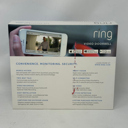 Ring 1st Gen Smart Video Doorbell 8VR1S5-SEN0