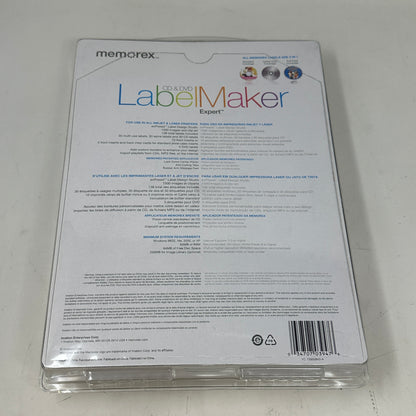 New Memorex CD & DVD  Label Maker Expert Kit 8A3E4DD5B15F1EDA