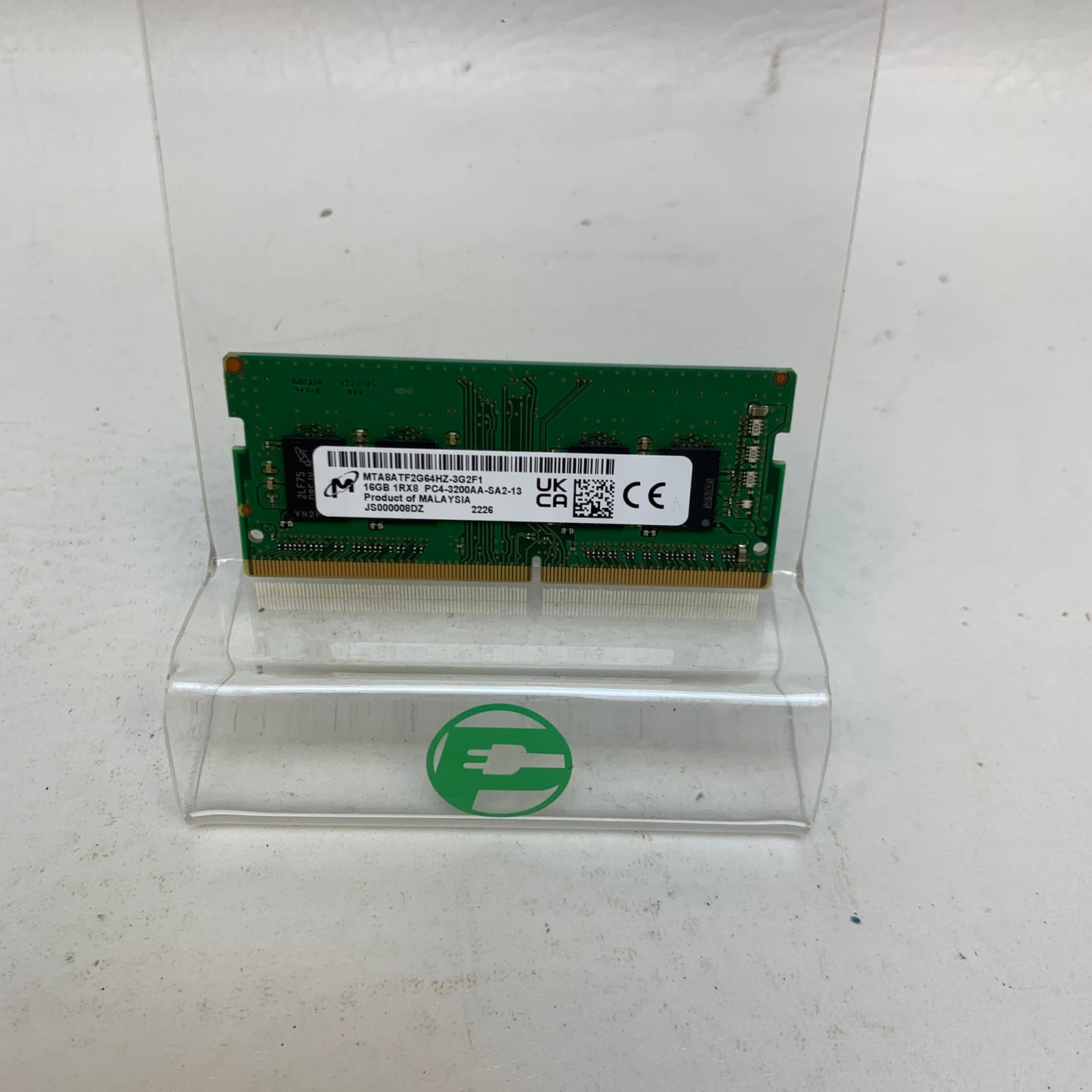 Micron 1Rx8 PC4-3200AA-SA-11 16GB (1x16GB) RAM DDR4 3200MHz MTA8ATF2G64HZ