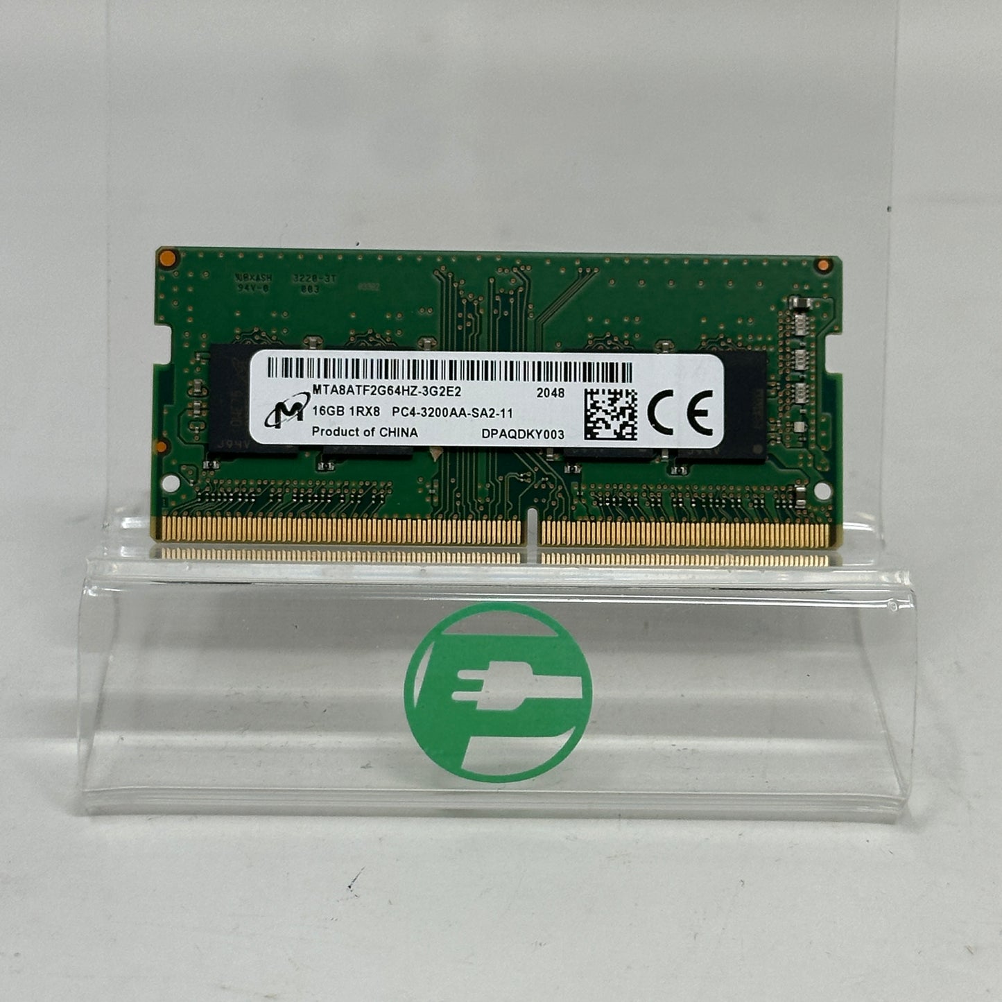 Micron  PC4-3200AA-SA2 16GB (1x16GB) RAM DDR4 3200MHz MTA8ATF2G64HZ-3G2E2