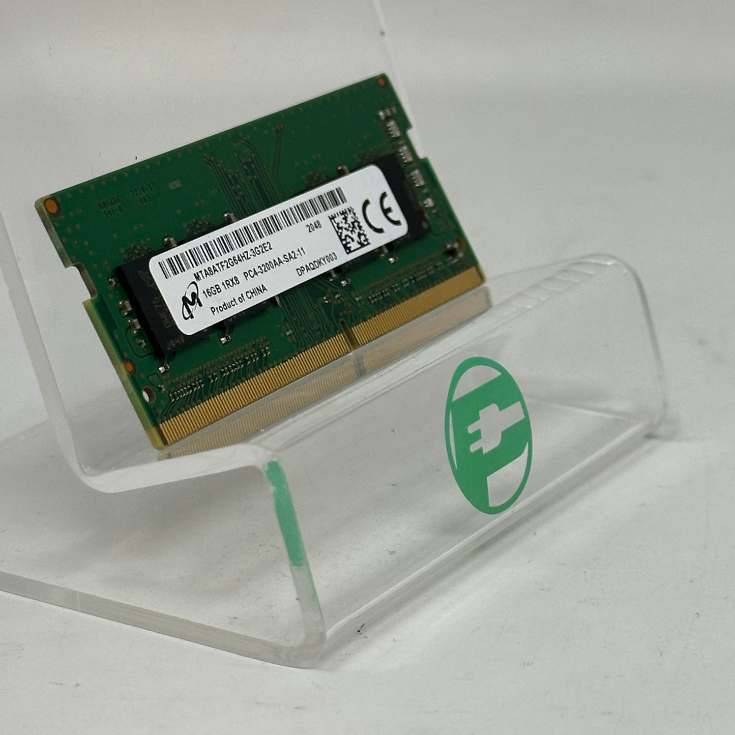 Micron  PC4-3200AA-SA2 16GB (1x16GB) RAM DDR4 3200MHz MTA8ATF2G64HZ-3G2E2