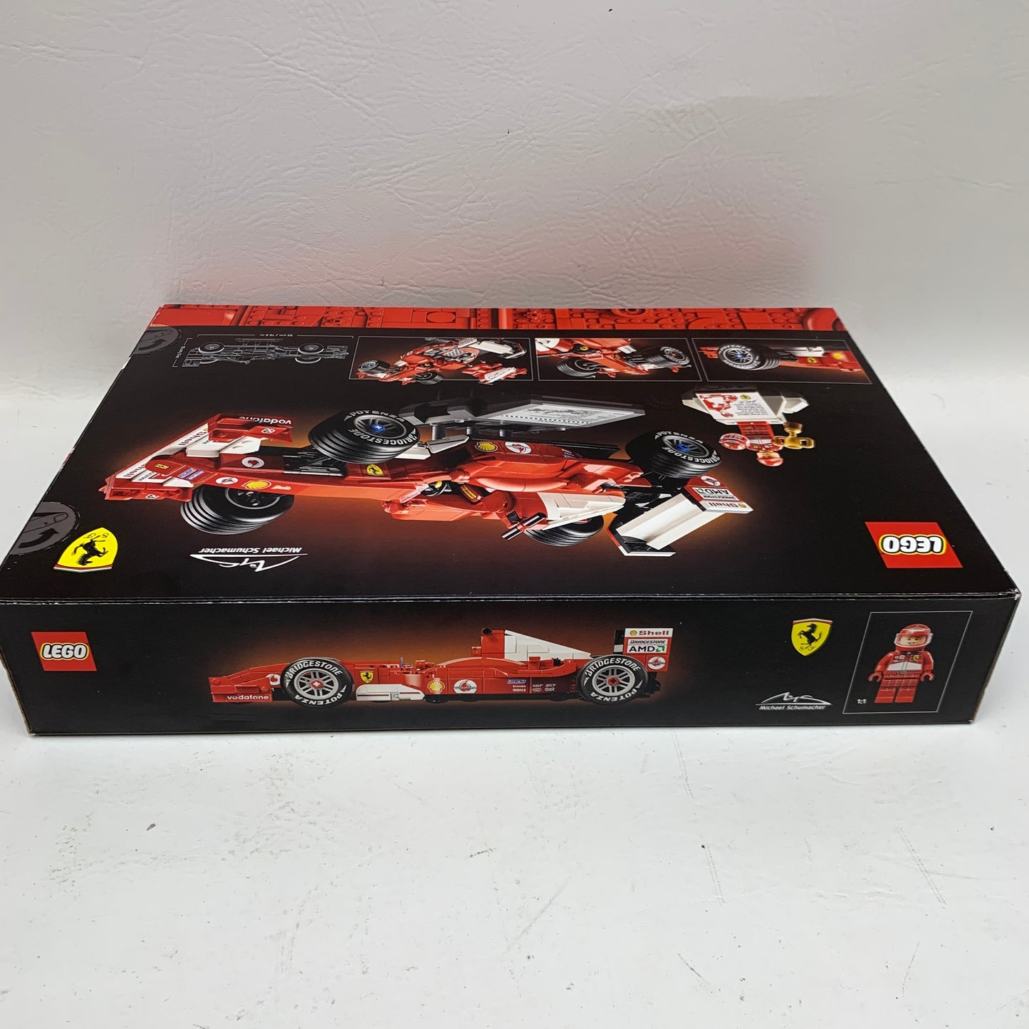 New LEGO Icons Ferrari F2004 & Michael Schumacher Building Set 11375