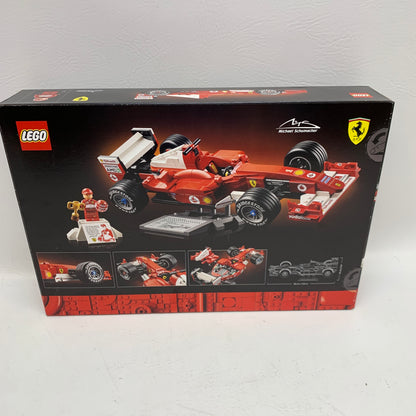 New LEGO Icons Ferrari F2004 & Michael Schumacher Building Set 11375