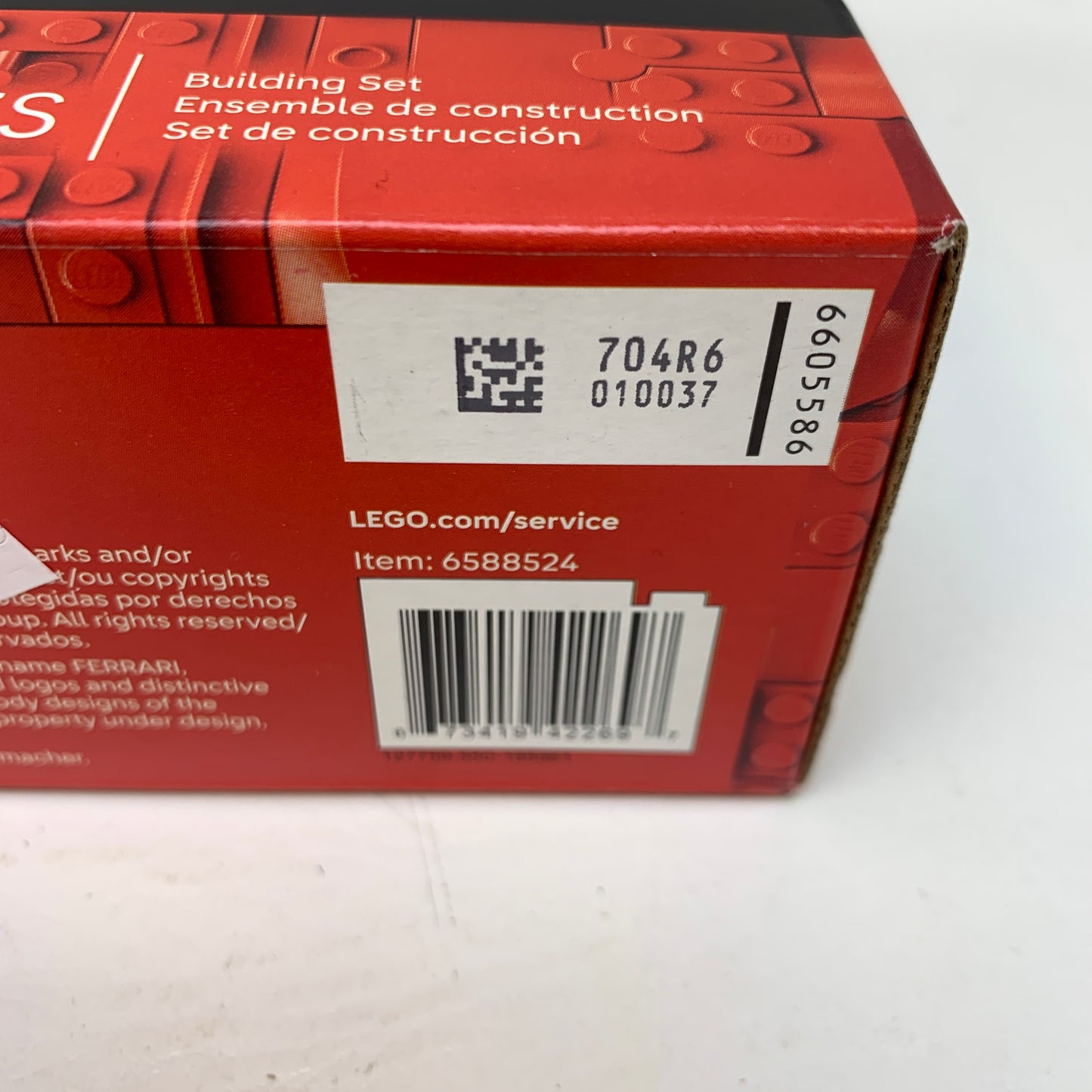 New LEGO Icons Ferrari F2004 & Michael Schumacher Building Set 11375