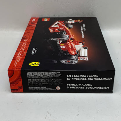 New LEGO Icons Ferrari F2004 & Michael Schumacher Building Set 11375