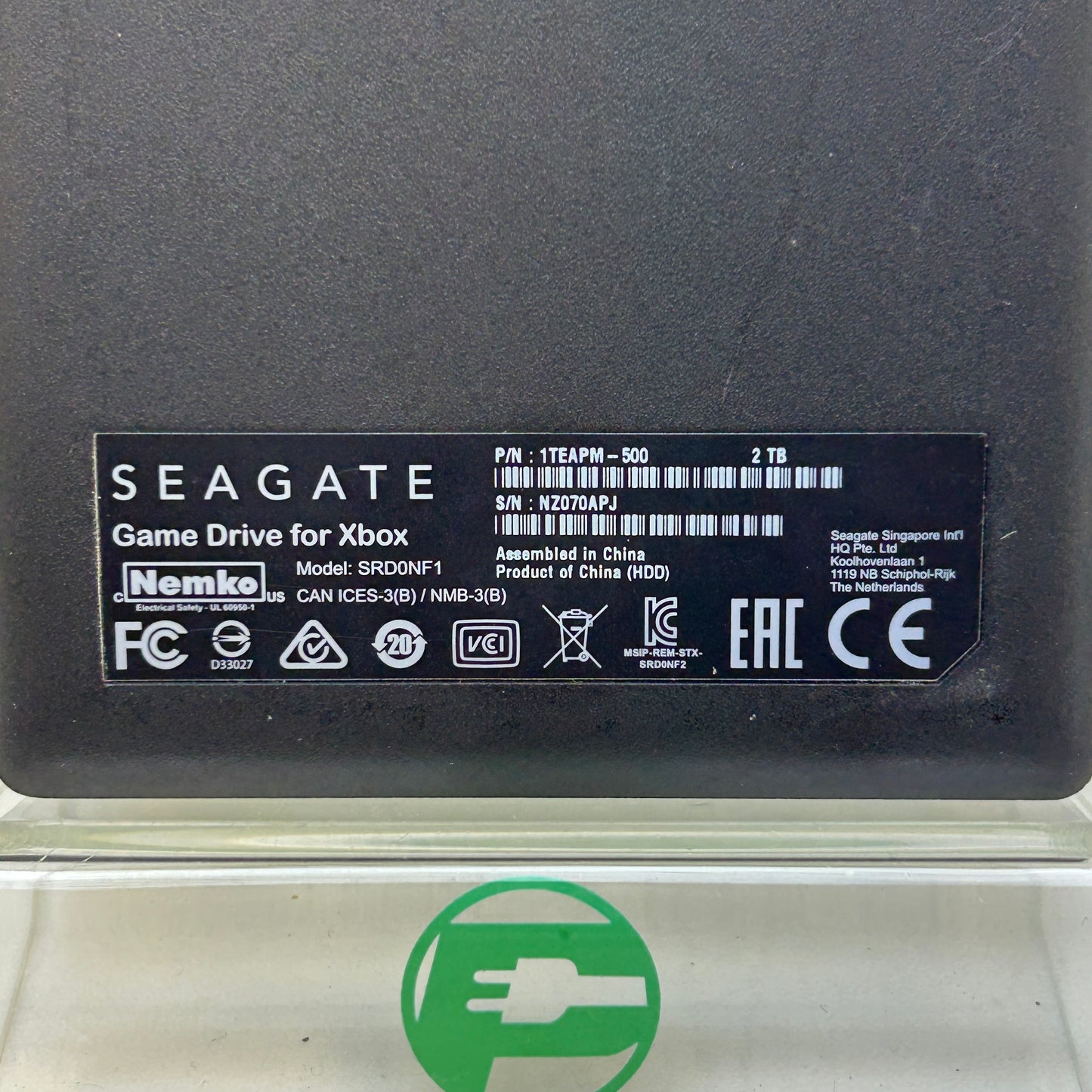 Seagate 2.5" Gaming Drive 2TB USB 3.0 HDD SRD0NF1