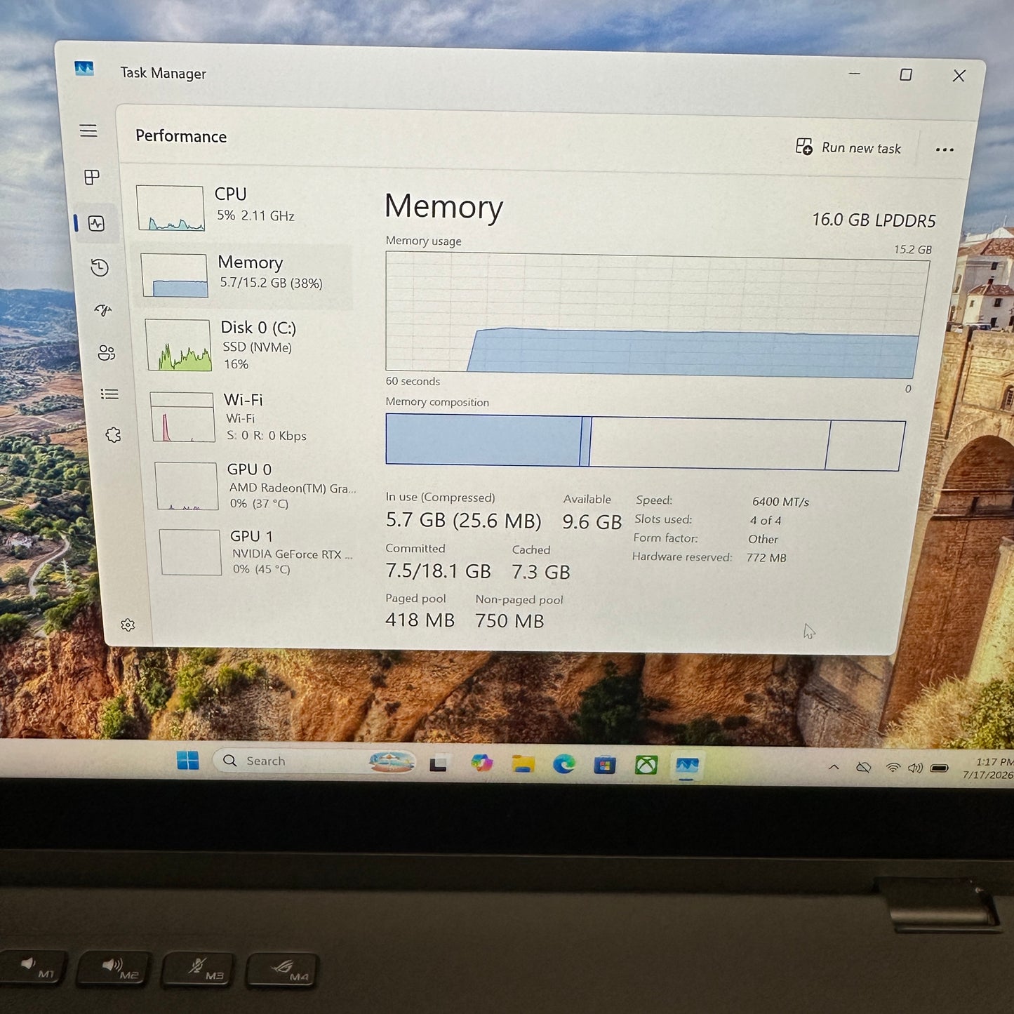 Asus ROG Flow X13 GV301RE 13.4 Ryzen 9 6900HS 3.3GHz 16GB RAM 1TB SSD GeForce 