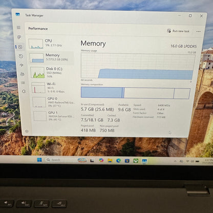 Asus ROG Flow X13 GV301RE 13.4 Ryzen 9 6900HS 3.3GHz 16GB RAM 1TB SSD GeForce 