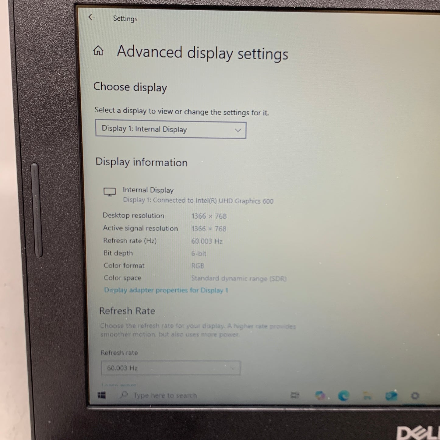 Dell Latitude 3190 Celeron N4120 1.1GHz 4GB RAM 60GB SD