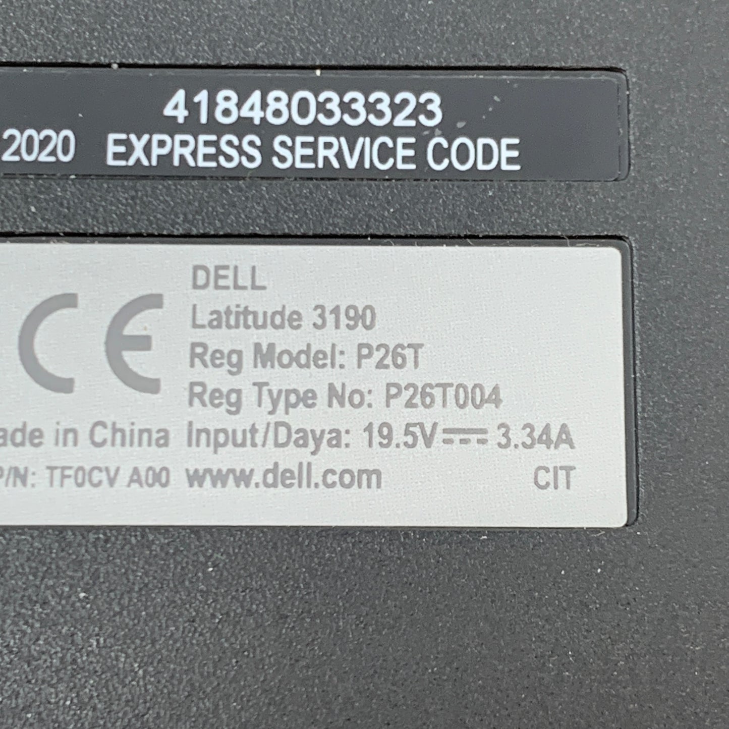 Dell Latitude 3190 Celeron N4120 1.1GHz 4GB RAM 60GB SD