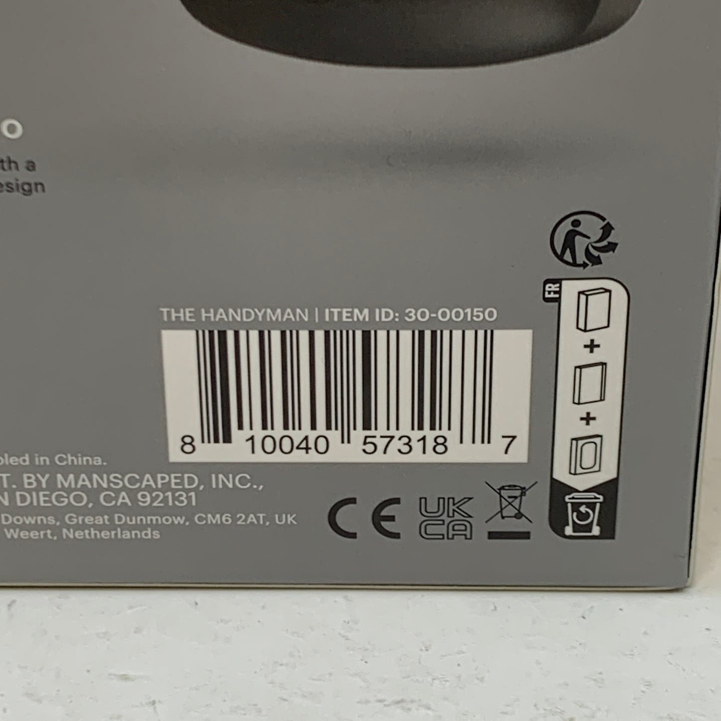 New Manscaped The Handyman Men’s Compact Face Shaver 30-00150