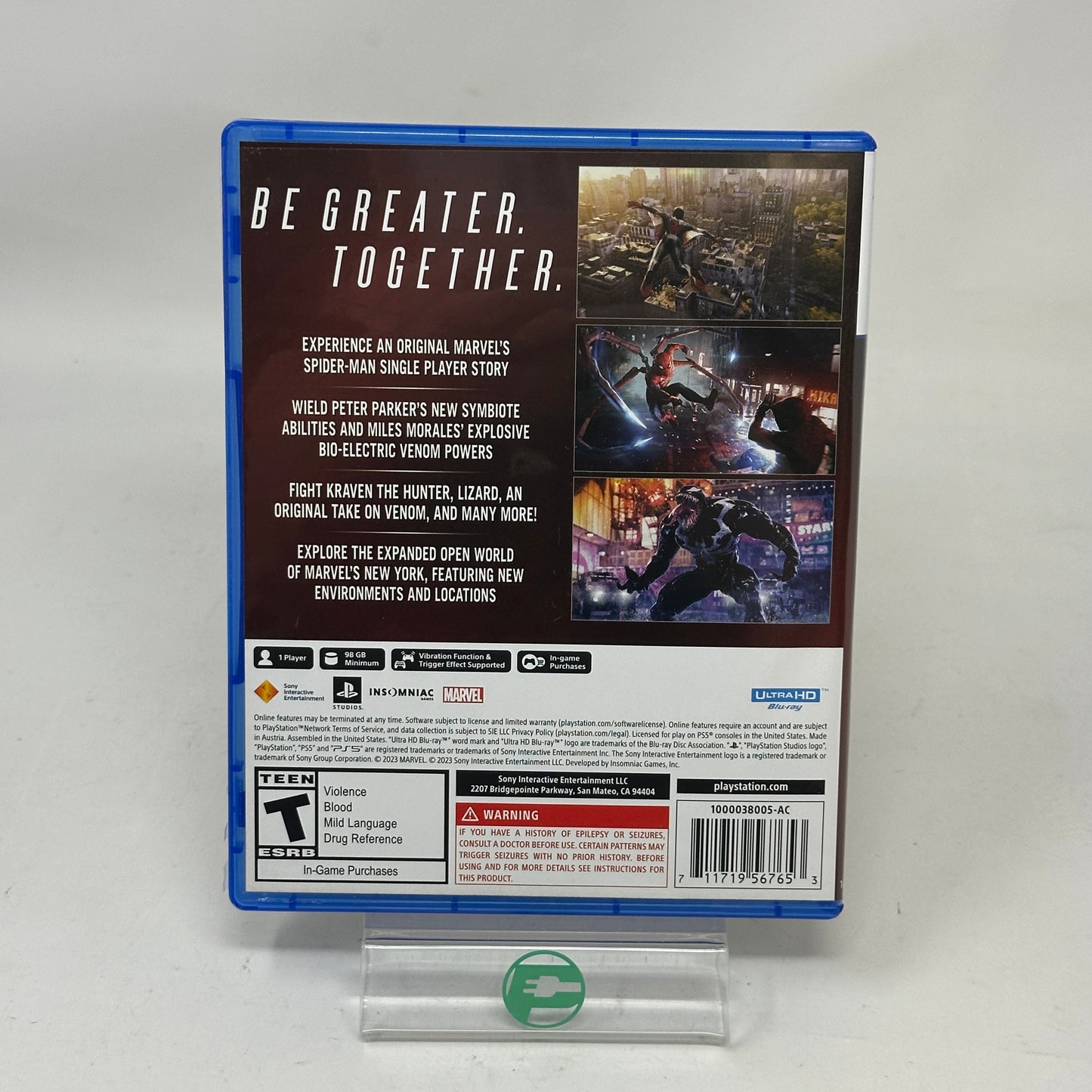 Marvel Spider-Man 2 (Sony PlayStation 5 PS5, 2023)