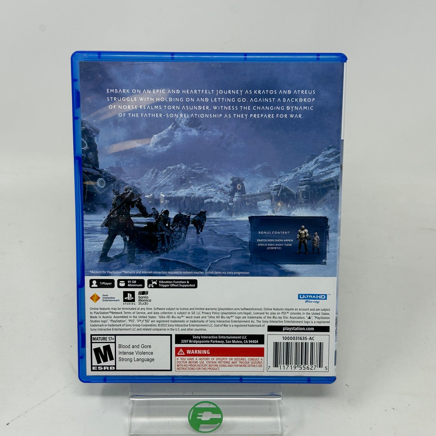 God of War: Ragnarok [Launch Edition] (Sony PlayStation 5 PS5, 2022)