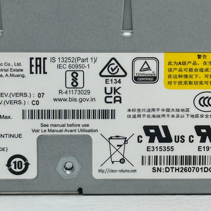 Cisco PWR-RGD-LOW-DC-H TPSN-150AB-1 C Power Supply Module