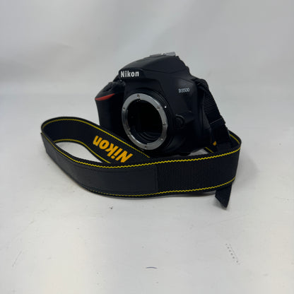 Nikon D3500 DSLR Camera Body Black 24.2MP Full HD Digital Camera