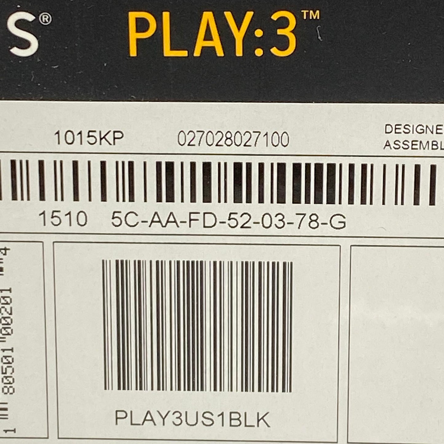 New Sonos Play:3 Portable Wireless Speaker Black PLAY3US1BLK