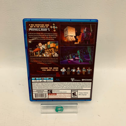 Minecraft: Story Mode Season Pass (Sony PlayStation 4 PS4, 2015)