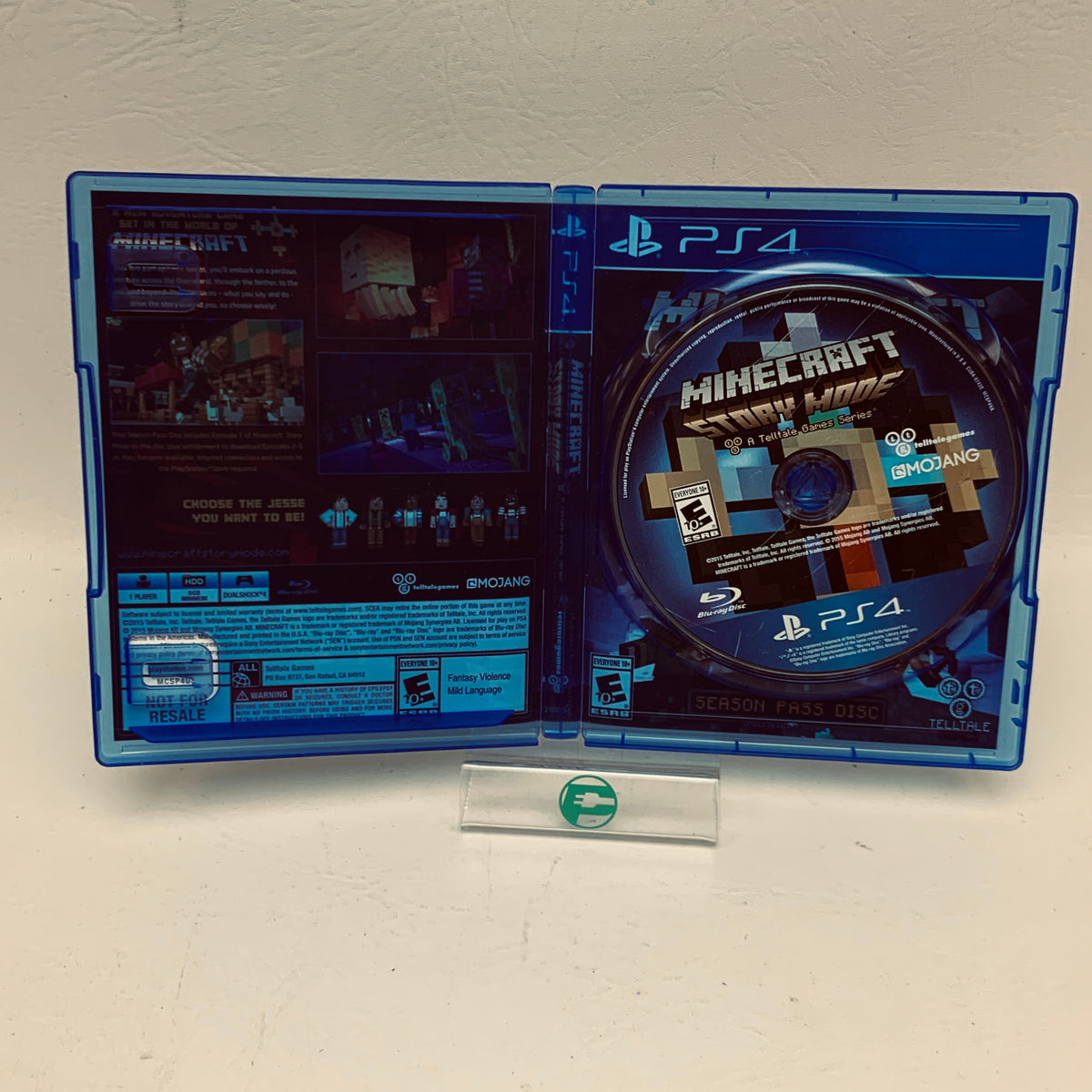 Minecraft: Story Mode Season Pass (Sony PlayStation 4 PS4, 2015)